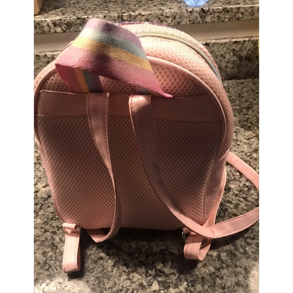 Miss Gwen's OMG Accessories Girl's Back Pack  W/ Rainbows & Butterflies